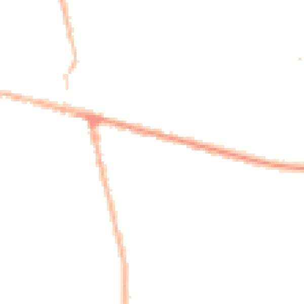 Night-time road noise heatmap for NG17 7DW