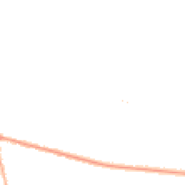 Night-time road noise heatmap for NG17 7NH