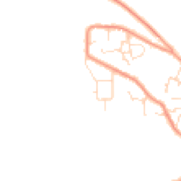 Daytime road noise heatmap for NG17 9FA