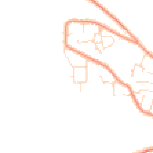 Daytime road noise heatmap for NG17 9FX