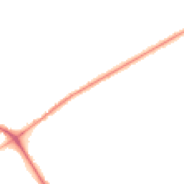 Night-time road noise heatmap for NG19 0BX