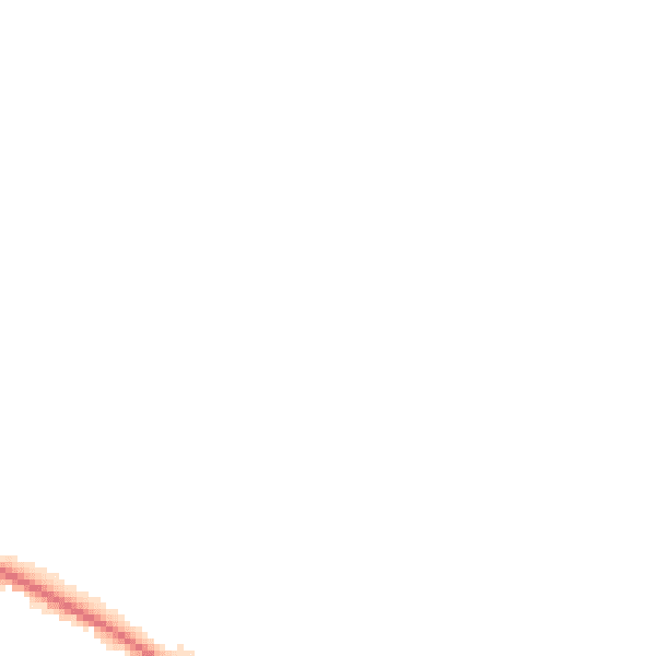 Night-time road noise heatmap for NG19 0GT