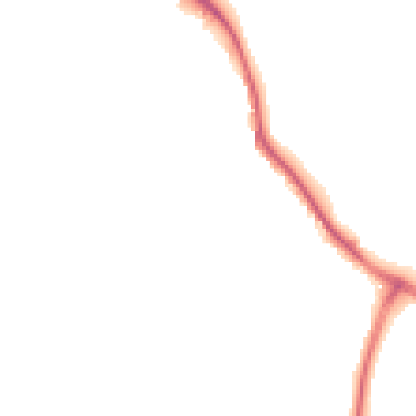 Night-time road noise heatmap for NG19 7QQ