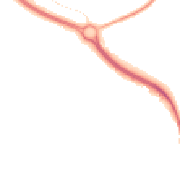 Night-time road noise heatmap for NG19 7QW