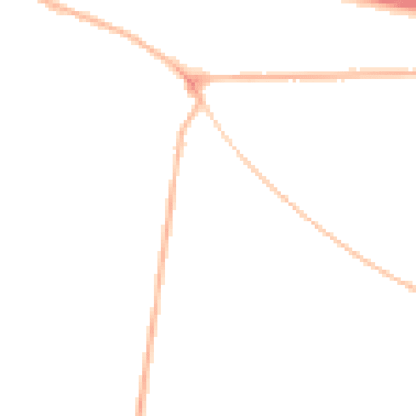 Night-time road noise heatmap for NG21 0AH