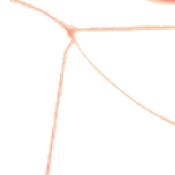 Night-time road noise heatmap for NG21 0AL