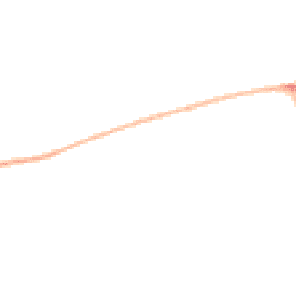 Night-time road noise heatmap for NG21 9NR