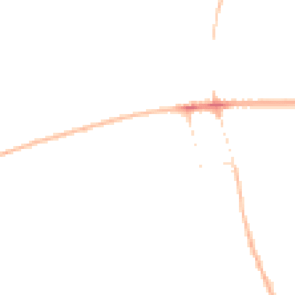 Night-time road noise heatmap for NG21 9NZ
