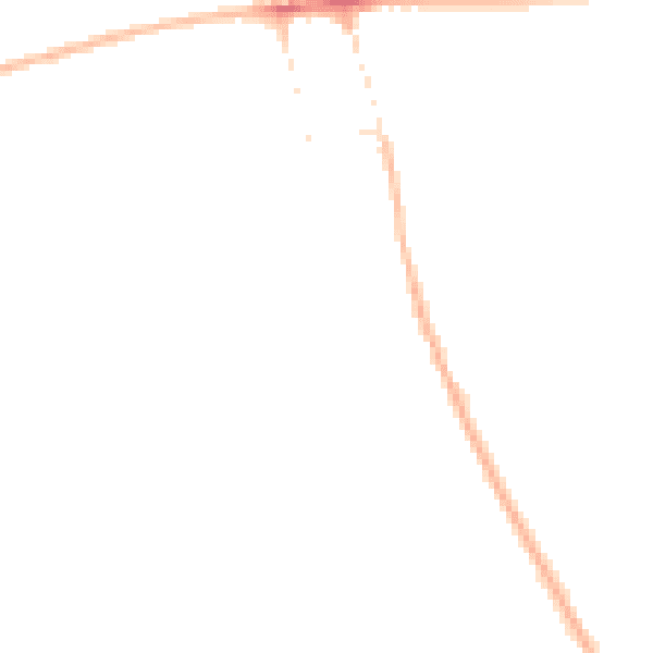 Night-time road noise heatmap for NG21 9QY