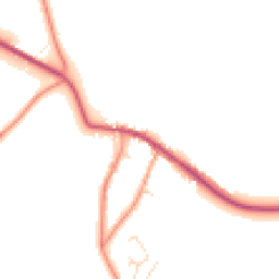 Daytime road noise heatmap for NG22 0ER
