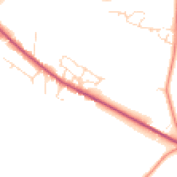 Daytime road noise heatmap for NG22 9EA