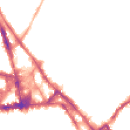 Night-time road noise heatmap for NG3 1DJ