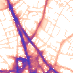 Daytime road noise heatmap for NG3 1DU