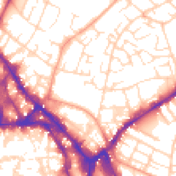 Daytime road noise heatmap for NG3 1HA