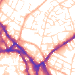 Daytime road noise heatmap for NG3 1HB