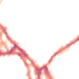 Night-time road noise heatmap for NG3 1HB