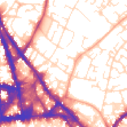 Daytime road noise heatmap for NG3 1NY