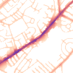 Daytime road noise heatmap for NG3 2GF