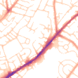 Daytime road noise heatmap for NG3 2HT