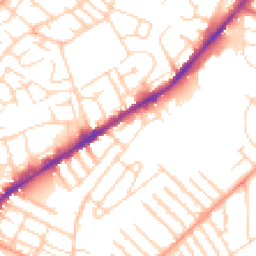 Daytime road noise heatmap for NG3 2NA