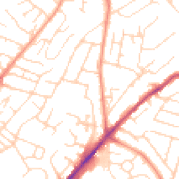 Daytime road noise heatmap for NG3 2PA