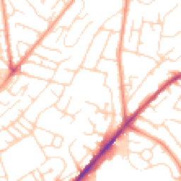 Daytime road noise heatmap for NG3 2PH