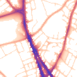 Daytime road noise heatmap for NG3 4GG