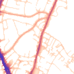 Daytime road noise heatmap for NG3 4JR