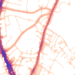 Daytime road noise heatmap for NG3 4JY