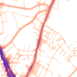 Daytime road noise heatmap for NG3 4LP
