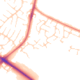 Daytime road noise heatmap for NG3 5SP