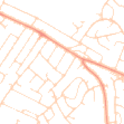 Daytime road noise heatmap for NG3 6GD