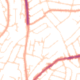 Daytime road noise heatmap for NG3 6JU
