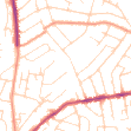 Daytime road noise heatmap for NG3 6NU