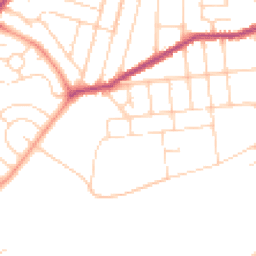 Daytime road noise heatmap for NG3 7FF
