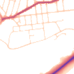 Daytime road noise heatmap for NG3 7FR