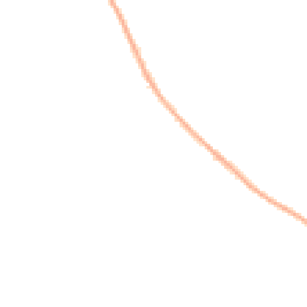 Night-time road noise heatmap for NG31 8GJ