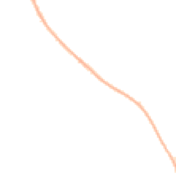 Night-time road noise heatmap for NG31 8JD