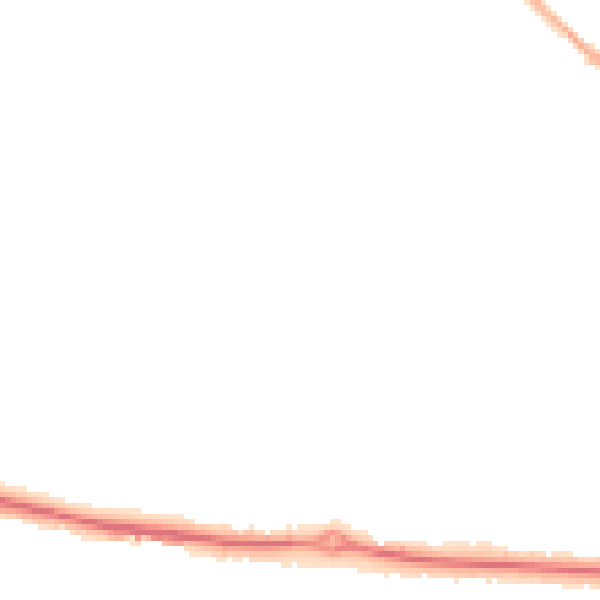 Night-time road noise heatmap for NG31 8XE