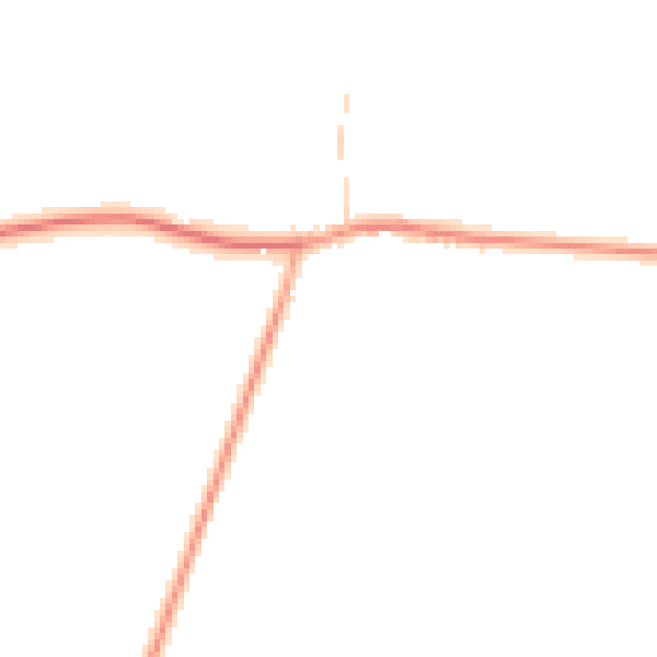 Daytime road noise heatmap for NG31 9RY