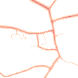 Daytime road noise heatmap for NG33 4BT