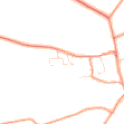 Daytime road noise heatmap for NG33 4BZ