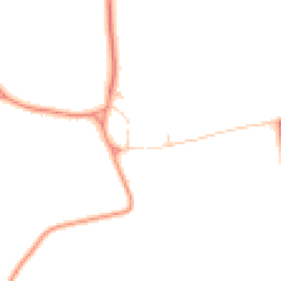 Daytime road noise heatmap for NG33 4EN