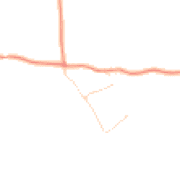 Daytime road noise heatmap for NG33 4FW
