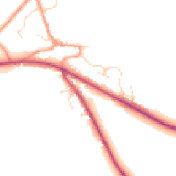 Daytime road noise heatmap for NG33 4NS