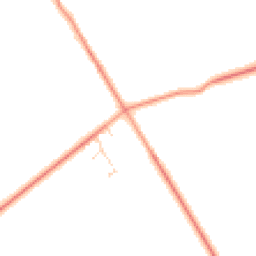 Daytime road noise heatmap for NG33 4SD