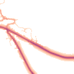 Daytime road noise heatmap for NG33 4TA