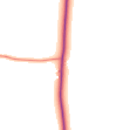 Daytime road noise heatmap for NG33 5BA