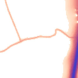 Daytime road noise heatmap for NG33 5EB
