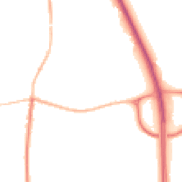 Night-time road noise heatmap for NG33 5JH